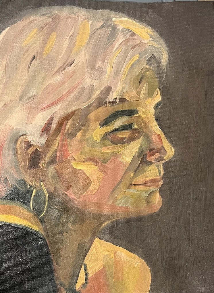 2026 - oil on paper 9"x12"