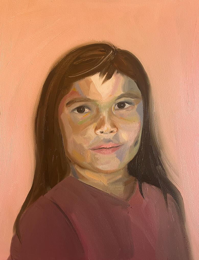 Ellie 2026 - oil on paper 11"x14"